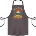 Our First Fathers Day Funny Bear Cub Cotton Apron 100% Organic Dark Grey