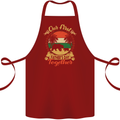 Our First Fathers Day Funny Bear Cub Cotton Apron 100% Organic Maroon