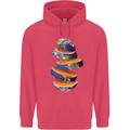 Our Orange Planet Earth Childrens Kids Hoodie Heliconia
