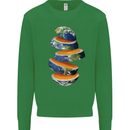 Our Orange Planet Earth Kids Sweatshirt Jumper Irish Green