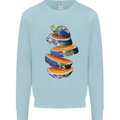 Our Orange Planet Earth Kids Sweatshirt Jumper Light Blue