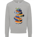 Our Orange Planet Earth Kids Sweatshirt Jumper Sports Grey