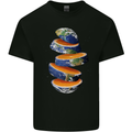 Our Orange Planet Earth Kids T-Shirt Childrens Black
