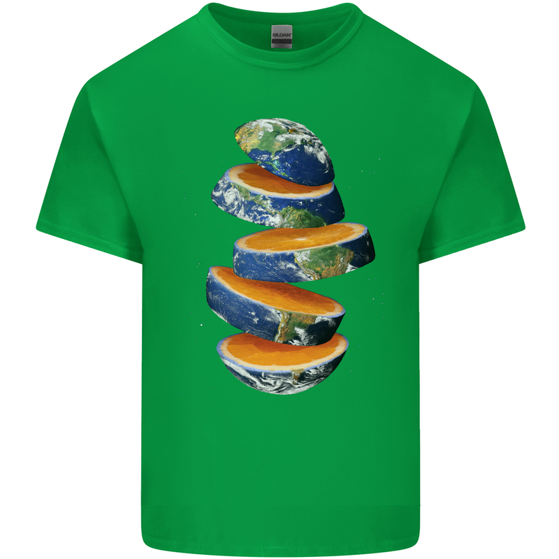Our Orange Planet Earth Kids T-Shirt Childrens Irish Green