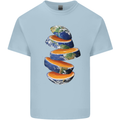Our Orange Planet Earth Kids T-Shirt Childrens Light Blue