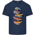 Our Orange Planet Earth Kids T-Shirt Childrens Navy Blue