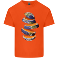 Our Orange Planet Earth Kids T-Shirt Childrens Orange