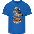 Our Orange Planet Earth Kids T-Shirt Childrens Royal Blue