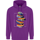 Our Orange Planet Earth One Glass Only Childrens Kids Hoodie Purple