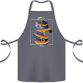 Our Orange Planet Earth One Glass Only Cotton Apron 100% Organic Steel