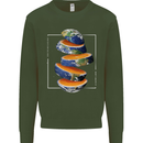 Our Orange Planet Earth One Glass Only Kids Sweatshirt Jumper Forest Green