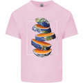 Our Orange Planet Earth One Glass Only Kids T-Shirt Childrens Light Pink