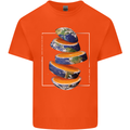 Our Orange Planet Earth One Glass Only Kids T-Shirt Childrens Orange