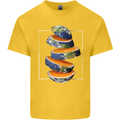 Our Orange Planet Earth One Glass Only Kids T-Shirt Childrens Yellow