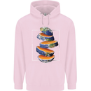 Our Orange Planet Earth One Glass Only Mens 80% Cotton Hoodie Light Pink