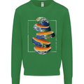 Our Orange Planet Earth One Glass Only Mens Sweatshirt Jumper Irish Green
