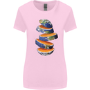 Our Orange Planet Earth Womens Wider Cut T-Shirt Light Pink