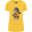 Our Orange Planet Earth Womens Wider Cut T-Shirt Yellow