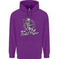 Out of Toilet Paper Funny Halloween Mummy Childrens Kids Hoodie Purple