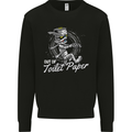 Out of Toilet Paper Funny Halloween Mummy Kids Sweatshirt Jumper Black