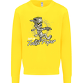 Out of Toilet Paper Funny Halloween Mummy Kids Sweatshirt Jumper Yellow