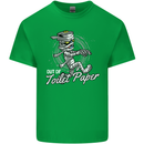 Out of Toilet Paper Funny Halloween Mummy Kids T-Shirt Childrens Irish Green