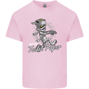 Out of Toilet Paper Funny Halloween Mummy Kids T-Shirt Childrens Light Pink