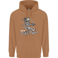 Out of Toilet Paper Funny Halloween Mummy Mens 80% Cotton Hoodie Caramel Latte
