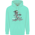 Out of Toilet Paper Funny Halloween Mummy Mens 80% Cotton Hoodie Peppermint