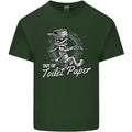 Out of Toilet Paper Funny Halloween Mummy Mens Cotton T-Shirt Tee Top Forest Green