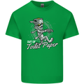 Out of Toilet Paper Funny Halloween Mummy Mens Cotton T-Shirt Tee Top Irish Green