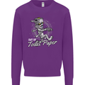 Out of Toilet Paper Funny Halloween Mummy Mens Sweatshirt Jumper Purple