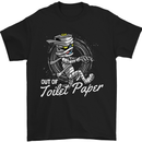 Out of Toilet Paper Funny Halloween Mummy Mens T-Shirt Cotton Gildan Black