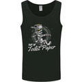 Out of Toilet Paper Funny Halloween Mummy Mens Vest Tank Top Black