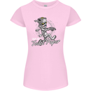 Out of Toilet Paper Funny Halloween Mummy Womens Petite Cut T-Shirt Light Pink