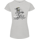Out of Toilet Paper Funny Halloween Mummy Womens Petite Cut T-Shirt Sports Grey