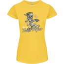 Out of Toilet Paper Funny Halloween Mummy Womens Petite Cut T-Shirt Yellow
