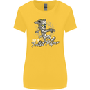 Out of Toilet Paper Funny Halloween Mummy Womens Wider Cut T-Shirt Yellow