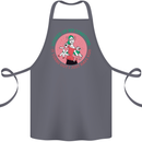 Overwhelmed Mum Kids Funny Mother's Day Cotton Apron 100% Organic Steel