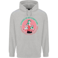 Overwhelmed Mum Kids Funny Mother's Day Mens 80% Cotton Hoodie Sports Grey