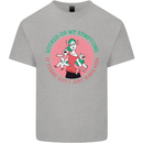 Overwhelmed Mum Kids Funny Mother's Day Mens Cotton T-Shirt Tee Top Sports Grey