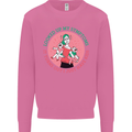 Overwhelmed Mum Kids Funny Mother's Day Mens Sweatshirt Jumper Azalea