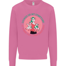 Overwhelmed Mum Kids Funny Mother's Day Mens Sweatshirt Jumper Azalea