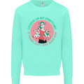 Overwhelmed Mum Kids Funny Mother's Day Mens Sweatshirt Jumper Peppermint