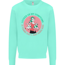 Overwhelmed Mum Kids Funny Mother's Day Mens Sweatshirt Jumper Peppermint