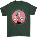 Overwhelmed Mum Kids Funny Mother's Day Mens T-Shirt 100% Cotton Forest Green