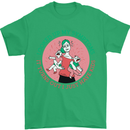 Overwhelmed Mum Kids Funny Mother's Day Mens T-Shirt 100% Cotton Irish Green