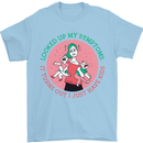 Overwhelmed Mum Kids Funny Mother's Day Mens T-Shirt 100% Cotton Light Blue