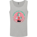 Overwhelmed Mum Kids Funny Mother's Day Mens Vest Tank Top Sports Grey