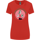 Overwhelmed Mum Kids Funny Mother's Day Womens Wider Cut T-Shirt Red
